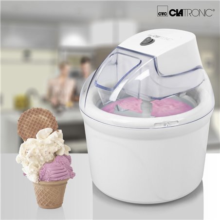 Clatronic ICM 3764 bianco macchina per gelato 1,5L