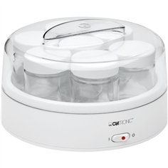 Clatronic JM 3344 bianco macchina per yogurt con 7 bicch.