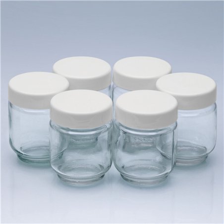 Clatronic JM 3344 bianco macchina per yogurt con 7 bicch.