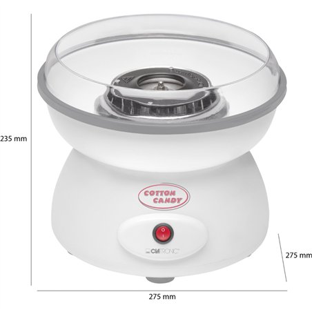 Clatronic ZWM 3478 bianco macchina per zucchero filato