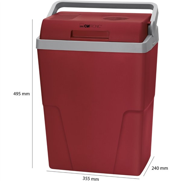 Clatronic KB 3713 N rosso-grigio frigo portatile 12 & 230 Volt