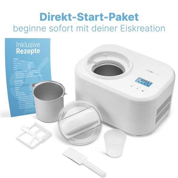 Clatronic ICM 3799 gelatiera compressore 1L