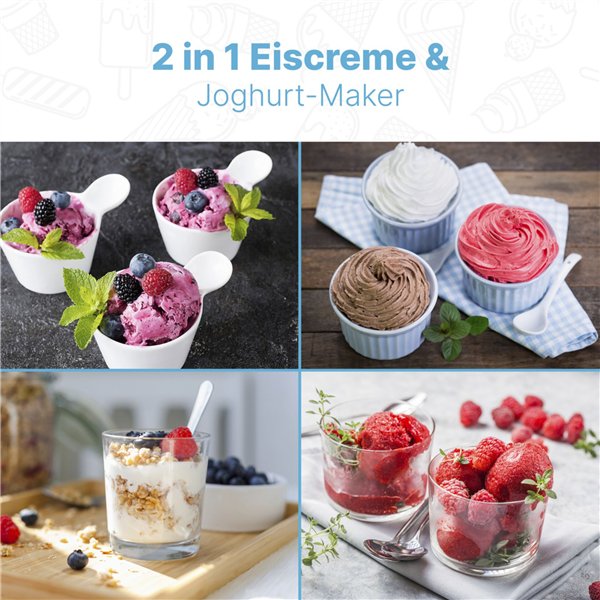 Clatronic ICM 3799 gelatiera compressore 1L