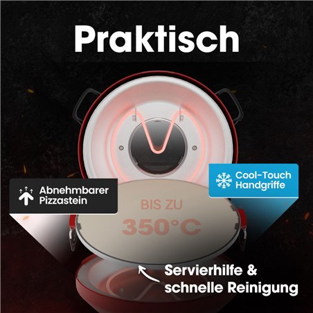 Clatronic PM 3787 forno per pizza