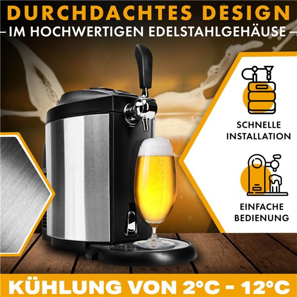 Clatronic BZ 3740 inox Beer Dispenser
