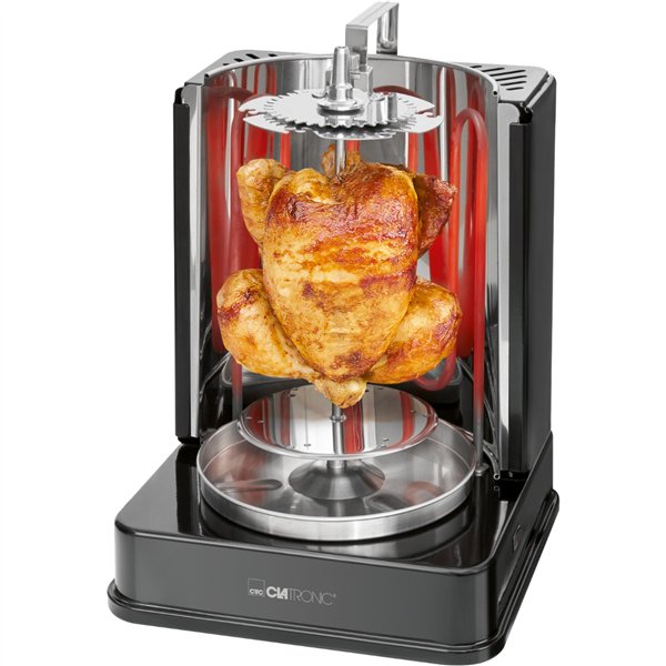 Clatronic DVG 3686 nero Döner Vertical multigrill