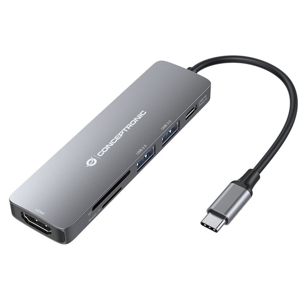 Conceptronic DONN11G 6-in-1 USB-C adatt.