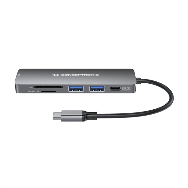 Conceptronic DONN11G 6-in-1 USB-C adatt.