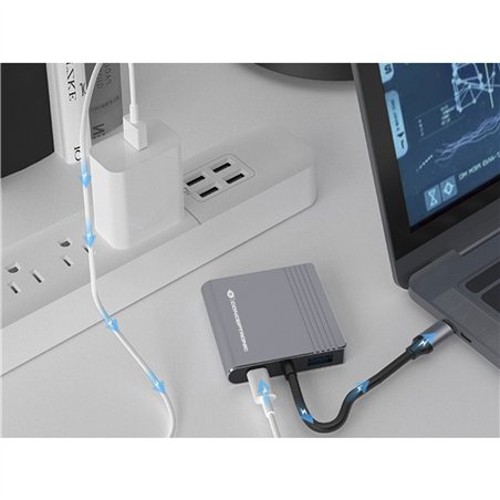 Conceptronic DONN13G 4-in-1 USB 3.2 Docking
