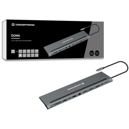 Conceptronic DONN17G 12-in-1 Dockingstation