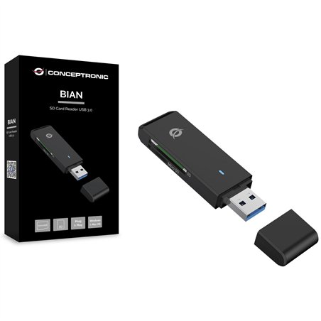 Conceptronic BIAN02B USB 3.0 lettore sch. SD/ microSD