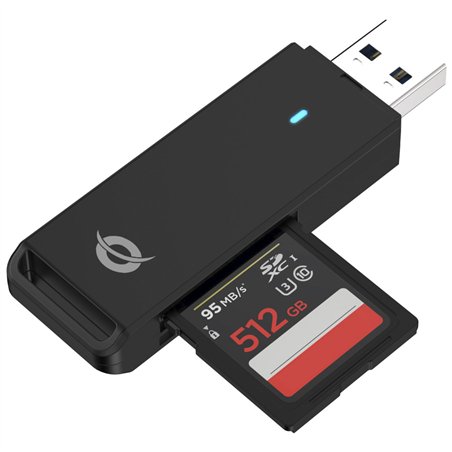 Conceptronic BIAN02B USB 3.0 lettore sch. SD/ microSD