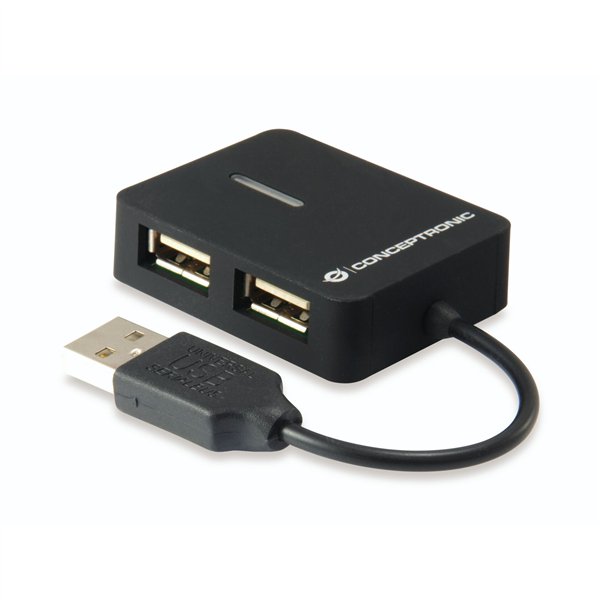 Conceptronic C4PUSB2 4 porte da viaggio USB Hub