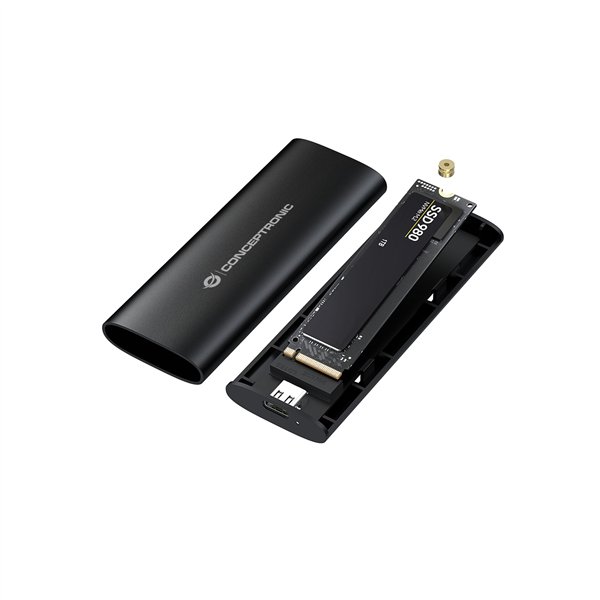 Conceptronic DANTE04B M.2 SATA/NVMe custodia SSD USB-C