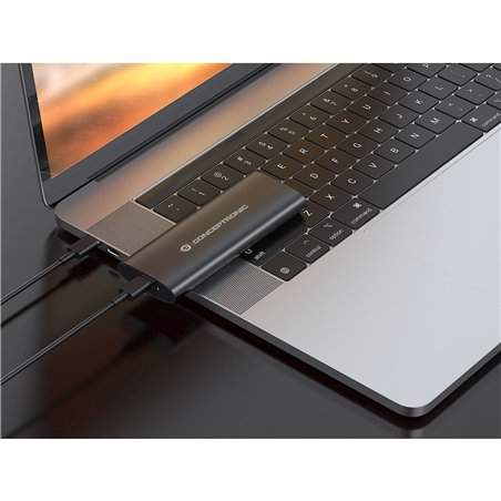 Conceptronic DANTE04B M.2 SATA/NVMe custodia SSD USB-C