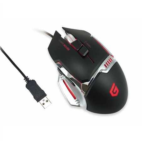 Conceptronic DJEBBEL02B mouse da gioco, 4000 DPI