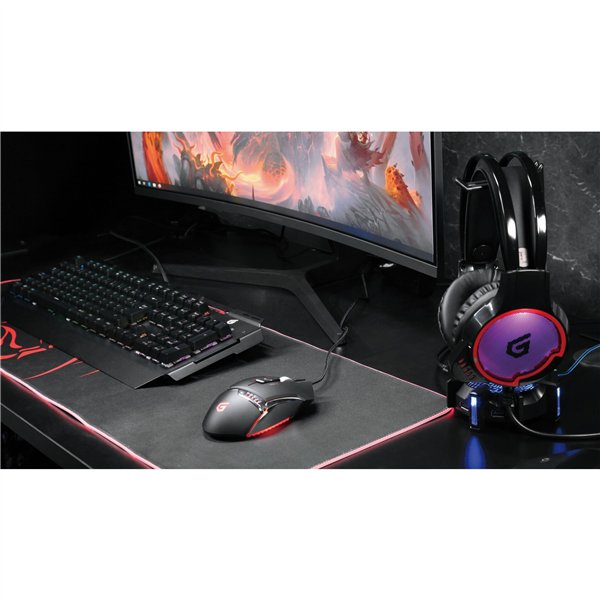 Conceptronic DJEBBEL02B mouse da gioco, 4000 DPI