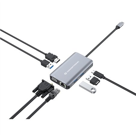 Conceptronic DONN21G 7-in-1 Dockingstation