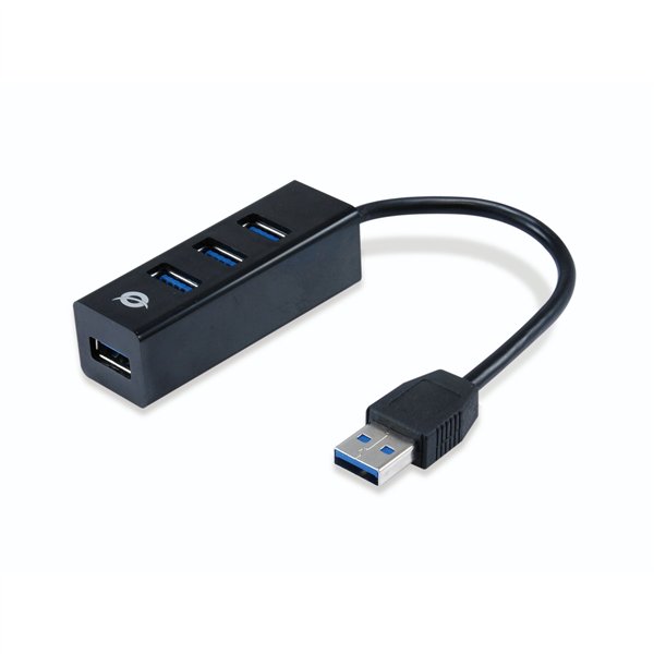 Conceptronic HUBBIES04B 4-Port-USB 3.0-Hub