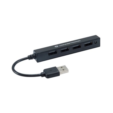 Conceptronic HUBBIES05B 4-Port-USB 2.0-Hub
