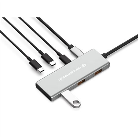 Conceptronic HUBBIES17G 7-Port USB 3.2 Gen-2 Hub, 10Gbps