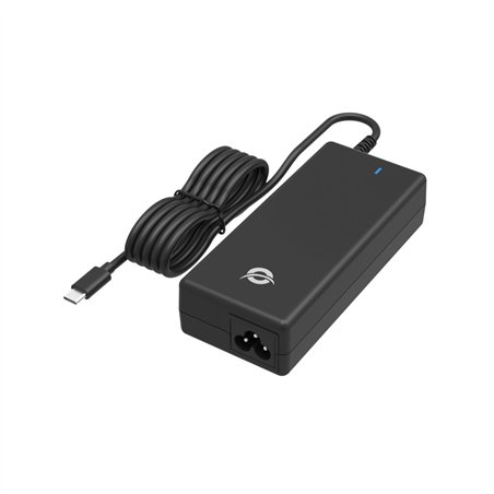 Conceptronic OZUL03BE caricabatt. desktop 100W GaN USB