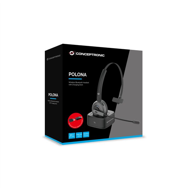 Conceptronic POLONA03BDA cuffia wireless Bluetooth