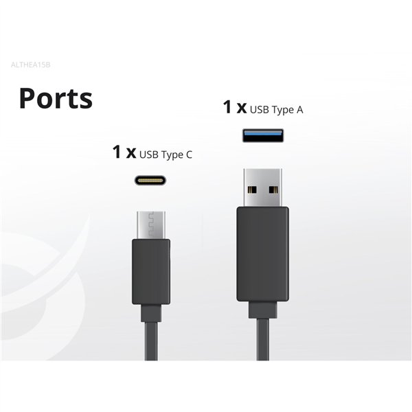 Conceptronic ALTHEA15B 2 Port 20W GaN USB PD caricab.