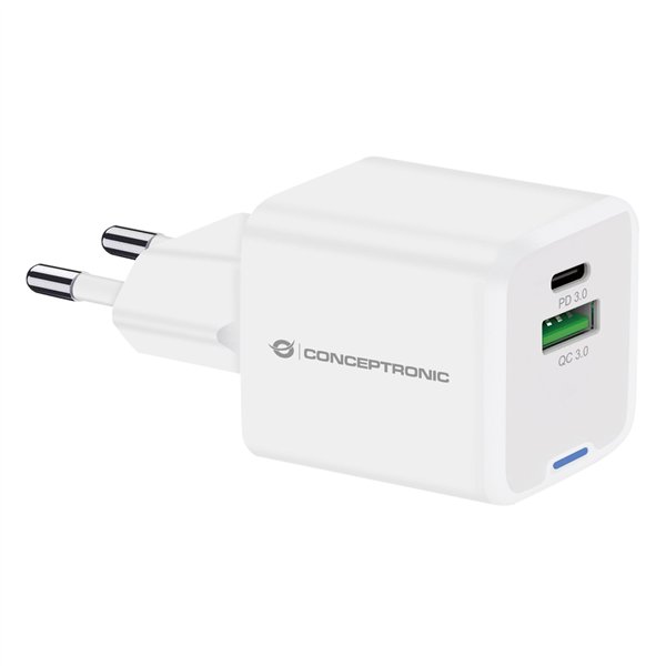 Conceptronic ALTHEA15W 2 Port 20W GaN USB PD caricab.