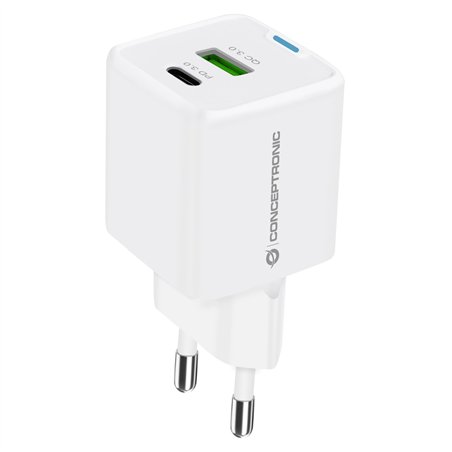 Conceptronic ALTHEA15W 2 Port 20W GaN USB PD caricab.