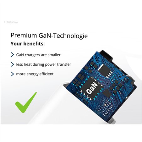 Conceptronic ALTHEA16W 2 Port 33W GaN USB PD caricab.