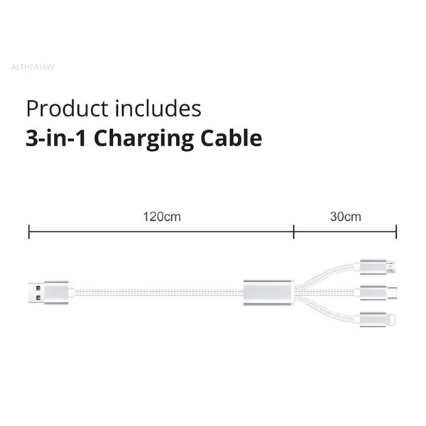 Conceptronic ALTHEA16W 2 Port 33W GaN USB PD caricab.