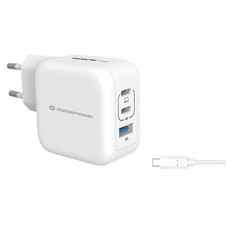 Conceptronic ALTHEA17W 3 Port 67W GaN USB PD caricab.