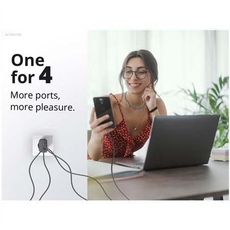 Conceptronic ALTHEA18B 4 Port 100W GaN USB PD caricab.