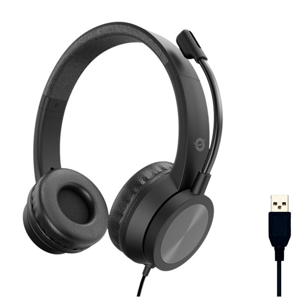 Conceptronic POLONA05B cuffia stereo USB