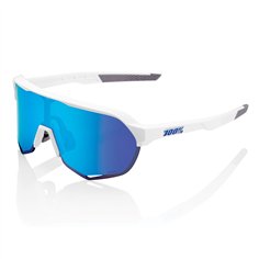 100percent S2 HiPER lenti a specchio bianco opaco