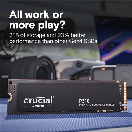 Crucial P310 Gen4 2280       2TB NVMe PCIe M.2 SSD