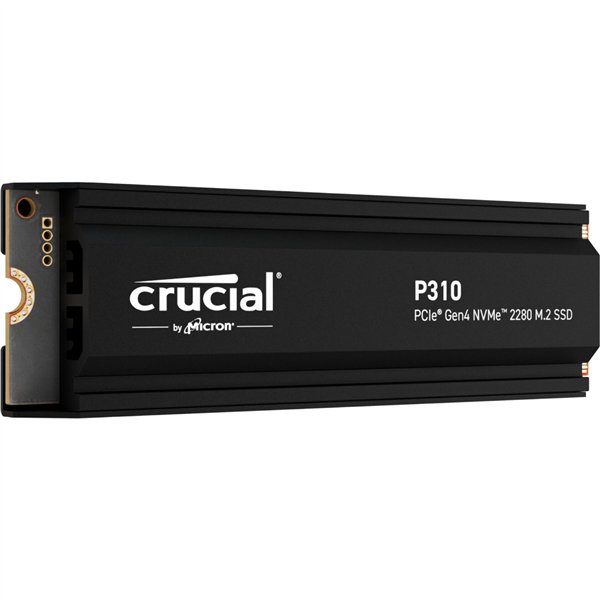 Crucial P310 Gen4 2280       1TB NVMe PCIe M.2 SSD c. diss.calore