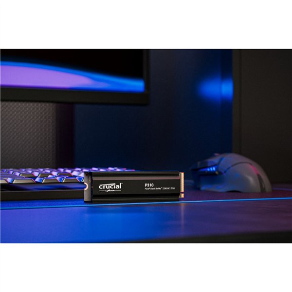 Crucial P310 Gen4 2280       1TB NVMe PCIe M.2 SSD c. diss.calore