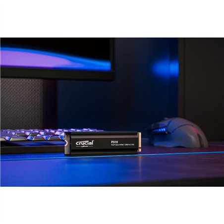 Crucial P310 Gen4 2280       2TB NVMe PCIe M.2 SSD c. diss.calore