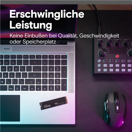 Crucial P510 Gen5 2280       2TB NVMe PCIe M.2 SSD