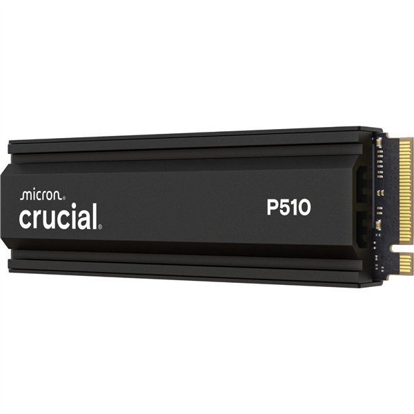 Crucial P510 Gen5 2280       1TB NVMe PCIe M.2 SSD c. diss.calore