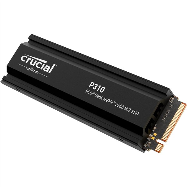 Crucial P310 Gen4 2280       4TB NVMe PCIe M.2 SSD c. diss.calore