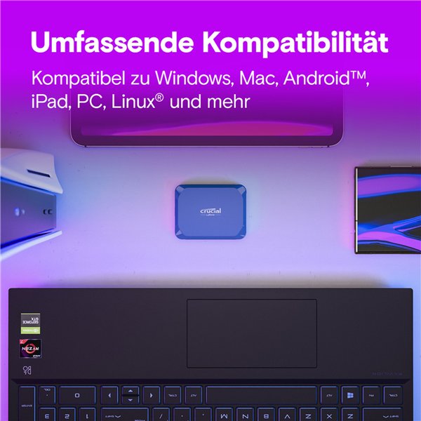 Crucial X10                  4TB portatile SSD USB 3.2 tipo C