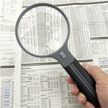 Carson HF-11 split handle lente lente d'ingrandim. con illumin.