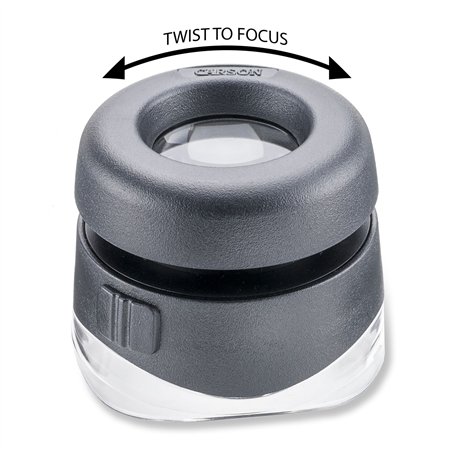 Carson LH-50 VersalLoupe LED 10x lente focalizzabile