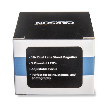 Carson LH-50 VersalLoupe LED 10x lente focalizzabile