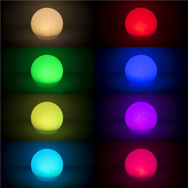 Century LED lampada solare BOLLA 0,4W RGB Dimm. IP44 piccola