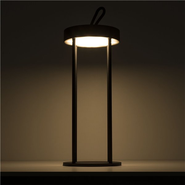 Century LED lamp. tav. ATHENA nero 3W 3000K Dimm. IP54 Colo