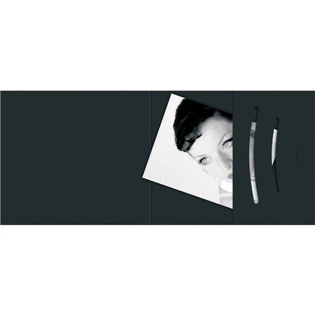 1x100 Daiber cartoncin.portafoto nero fino 7x10cm